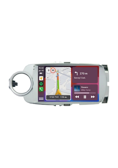 Toyota Yaris Android Multimedya Sistemi 2012-2020 Crv4547xp