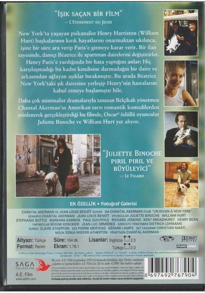 New York'ta Bir Çılgın Un Divan A New York Dvd