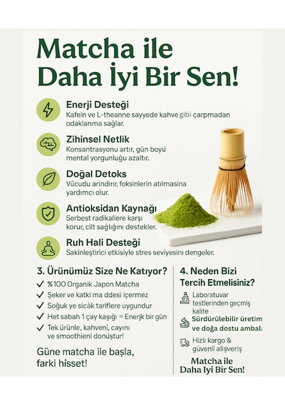 Trend Food Doğal Super Gıda Matcha Tozu 200 G Yüksek Yüksek Protein Yüksek Lif Diğer