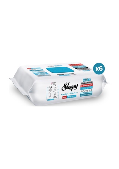 Sleepy Ocean Yüzey Temizlik Havlusu Mendili Okyanus Tazeliği 6x100 600 Yaprak Tekli