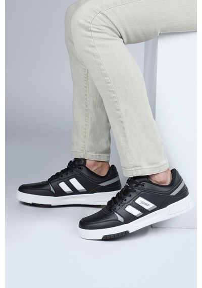 Jump 28693 Siyah - Gri Erkek Sneaker Günlük Spor Ayakkabı Siyah - Gri