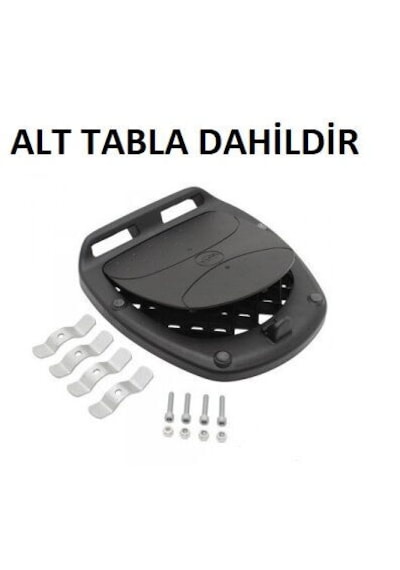 Kappa K466n Motosiklet Arka Çanta 46lt Siyah - Kırmızı