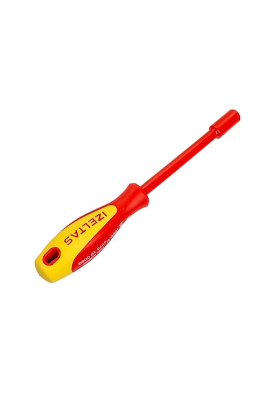 İzeltaş 1000V Süngüsü İzoleli Lokma Uçlu Tornavida 8 MM 4773190080