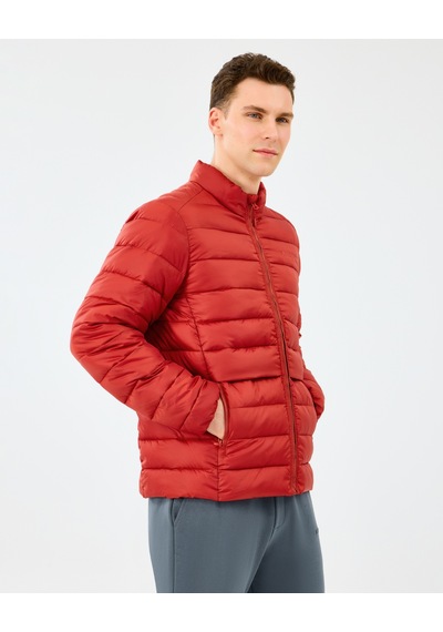 Skechers M Essential Outerwear Padded Jacket Erkek Kırmızı Mont S231242-3912 Kırmızı