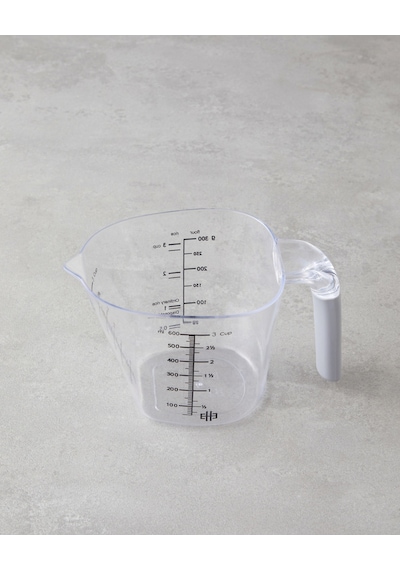 English Home Daniel Plastik 2 Li Ölçü Kabı Mutfak Gereci 300 600 Ml Şeffaf Şeffaf