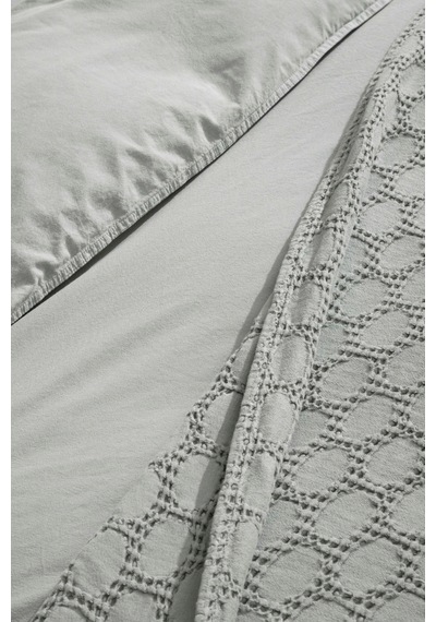 Kaay Stone Wash Pike / Yatak Örtüsü 200x240 Çift Kişilik Aqua