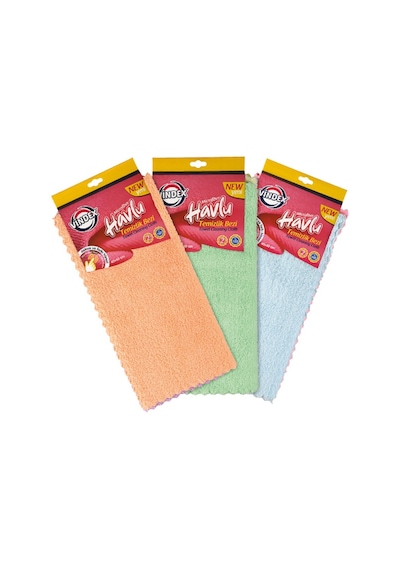 Vindex Mikrofiber Havlu Bez 2'li
