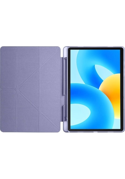 Huawei Matepad 11.5 Inç Tablet Uyumlu Kılıf Katlanır Kalemlikli Standlı Uyku Modlu Akıllı Kapak Kılıf