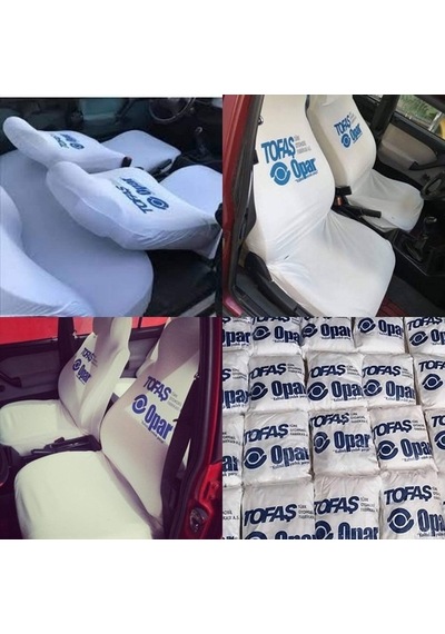 Tofaş Uyumlu Opar Servis Kılıfı - Opar Logolu Likralı Servis Kılıfı - T
