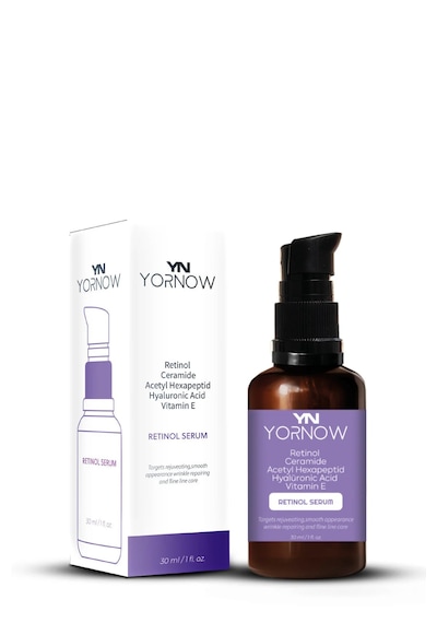 Retinol Serum 30 Ml Kırışıklık Karşıtı, Cilt Yenileyici, Sıkılaştırıcı & Leke Karşıtı Bakım Serumu Seramid & Vitamin E