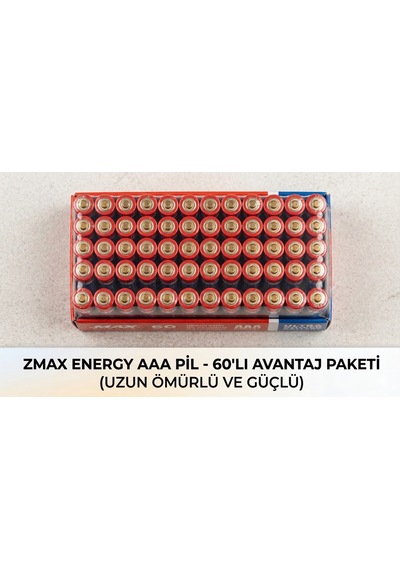 Maxx 60 Adet Aaa R03 İnce Pil 1.5 V