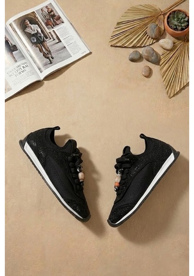 Elit Btflrpr-s208-1 Kadın Klasik Sneaker Siyah