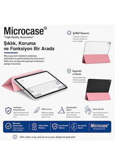 Sm Galaxy Tab A7 Sm-t507/t500/t505 10.4" İle Uyumlu Sleeve Standlı Kılıf Al5577