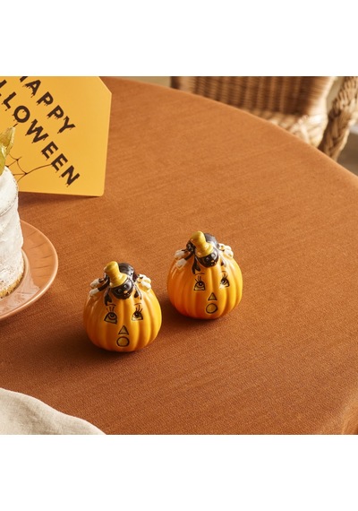 Karaca Halloween Tuzluk Ve Biberlik Turuncu