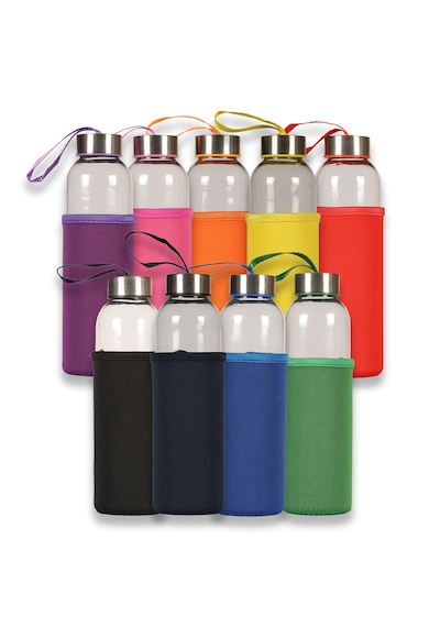 500 Ml Cam Matara Açık Mavi