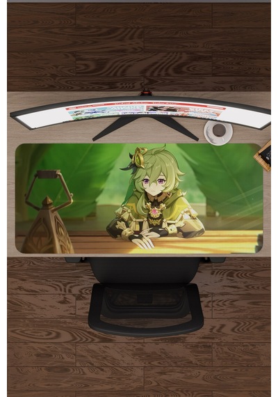Collei Genshin Impact Anime Gacha V2 - 90x40 Xxl Gaming Mouse Pad Fare Altlığı