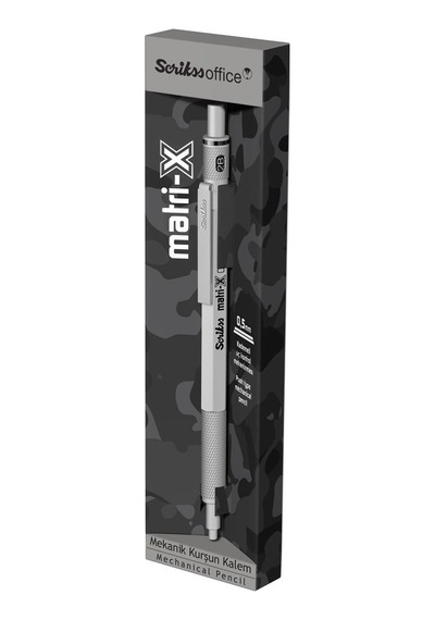 Scrikss Matri-x Versatil 0.5 Mm Açık Gri Şeffaf Amb.
