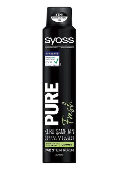 Syoss Pure Fresh Kuru Şampuan 200 ML
