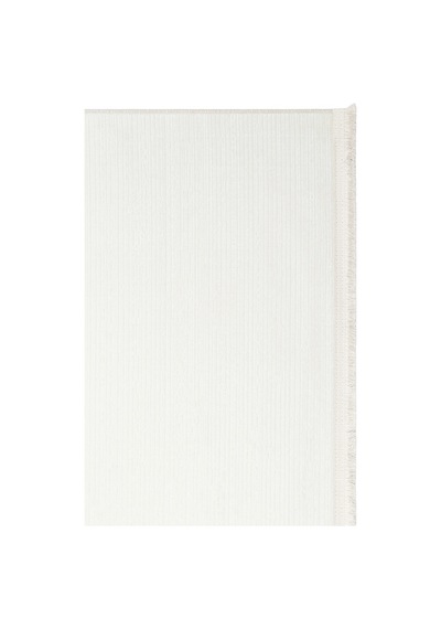 Eko Halı Pera 02 White Akrilik Yıkanabilir Kaymaz Tabanlı Modern Halı Beyaz