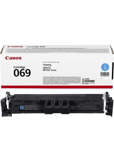 Canon LBP673CDW MF752CDW MF754CDW 5093C002 CRG-069 Mavi Toner 2100 Sayfa