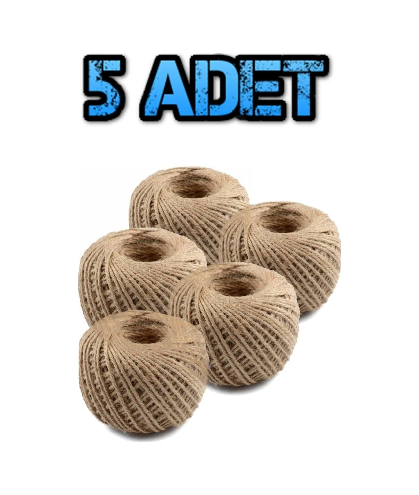 Jüt Ipi Hasır Keten Kırnap Ip 100 Gram 5 Adet