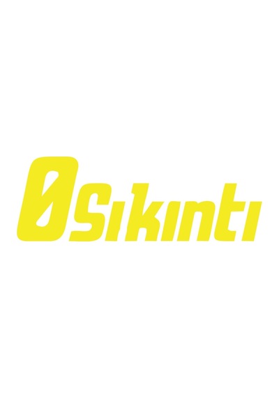 0 Sıkıntı Araba Sticker 17x17 Cm Sarı