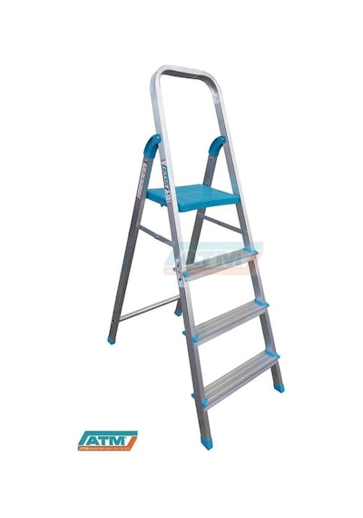 ALMERA 3+1 TEK ÇIKIŞLI ALUMİNYUM MERDİVEN