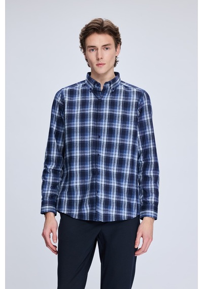 Hatemoğlu Lacivert Slim Fit Kareli Düğmeli Yaka Uzun Kollu Pamuklu Gömlek 19151010014a 784 1964075 Lacivert Hatemoğlu Lacivert Slim Fit Kareli Düğmeli Yaka Uzun Kollu Pamuklu Gömlek 19151010014a 784 1964075 Lacivert