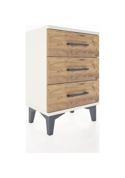 Arges Komodin 3 Çekmeceli 44x30x64 Aytaşı-çam Aytaşı