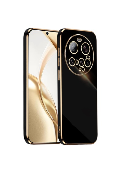 Newface - 506 - Xiaomi Mi 15 Ultra Kılıf Volet Silikon - Csmo-tex - - Siyah