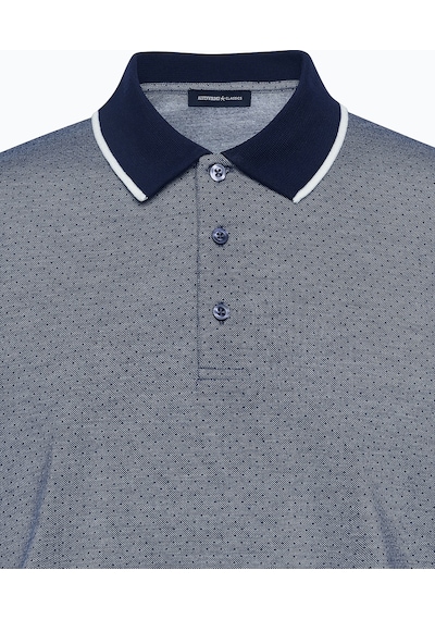 AC&Co / Altınyıldız Classics Erkek Lacı Slim Fit Dar Kesim Polo Yaka Jakarlı Tişört Lacivert AC&Co / Altınyıldız Classics Erkek Lacı Slim Fit Dar Kesim Polo Yaka Jakarlı Tişört Lacivert