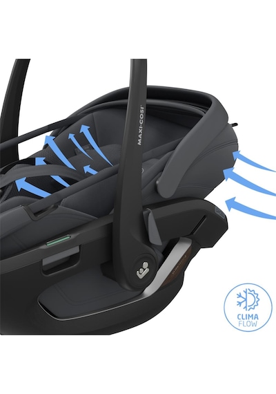 Maxi-cosi Coral Slidepro Isofix Bazalı 360 Dönebilen Tam Yatabilen Modüler 0-13 Kg Ana Kucağı Graph