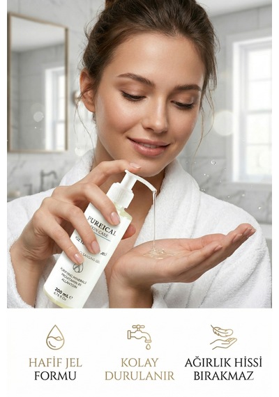 Pureical Nemlendirici Yüz Temizleme Jeli 200 ML
