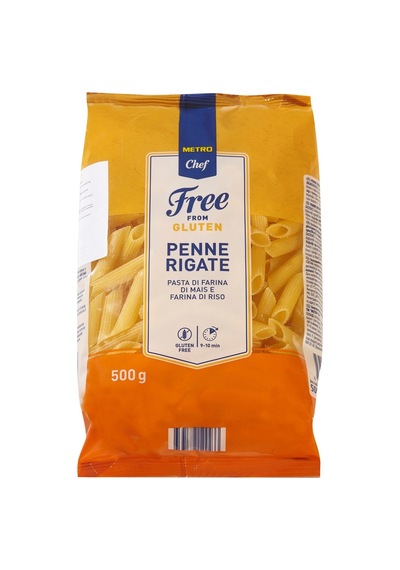 Metro Chef Glutensiz Makarna Penne 500 G - Mısır Ve Pirinç Unu 4'li Avantaj Paketi - 4 Adet Tarı