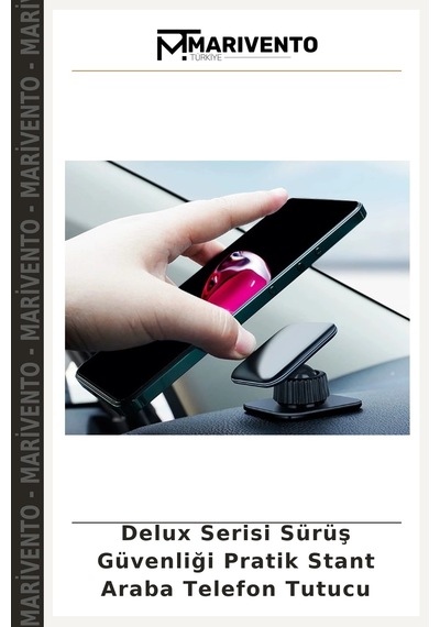 Delux Serisi Sürüş Güvenliği Pratik Stant Araba Telefon Tutucu