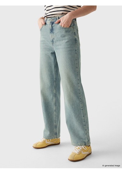 Lcw Jeans İndigo Relaxed Fit Kadın Jean Pantolon