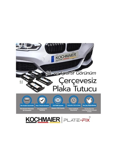 Plate - Fix Çerçevesiz Plaka Tutucu Plakalık