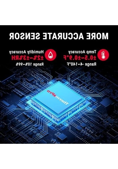 Bluetooth Akıllı Termometre Ve Nem Ölçer, 80m Menzil
