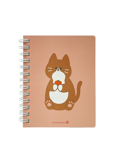 Morning Glory 2000 Çizgili Not Defteri 11,8x9 Cm Kedi 12010-88940 Çok Renkli