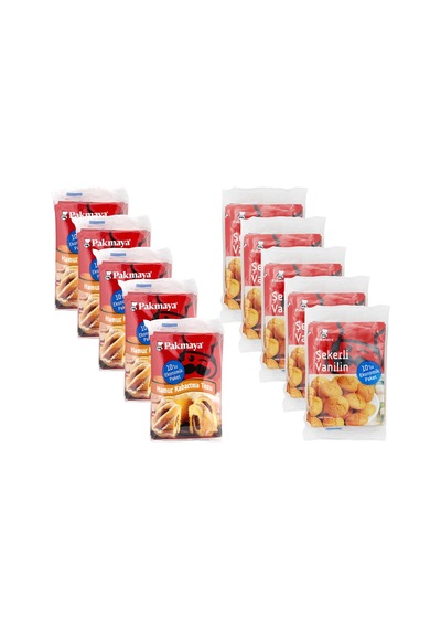 Pakmaya Kabartma Tozu Ve Vanilya 10 Lu Poşet 10 Lu Karma Paket