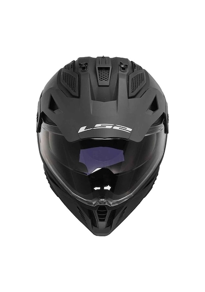 Ls2 Pioneer 2 Kros Motosiklet Kaskı Mat Siyah