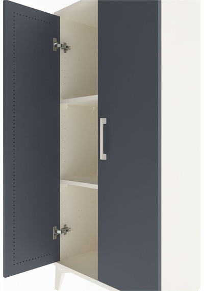 Arges Dolap 2 Raflı 2 Kapaklı 60x30x134 Aytaşı-antrasit Aytaşı Arges Dolap 2 Raflı 2 Kapaklı 60x30x134 Aytaşı-antrasit Aytaşı