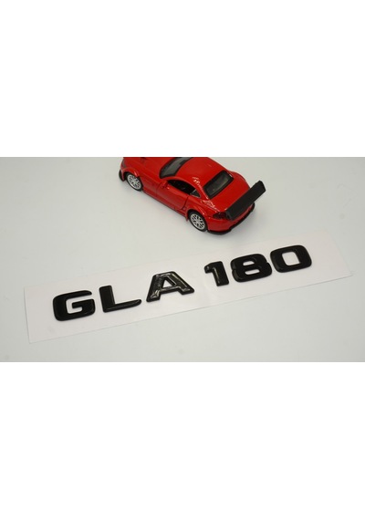 GLA 180 Bagaj Parlak Siyah ABS 3M 3D Yazı Logo
