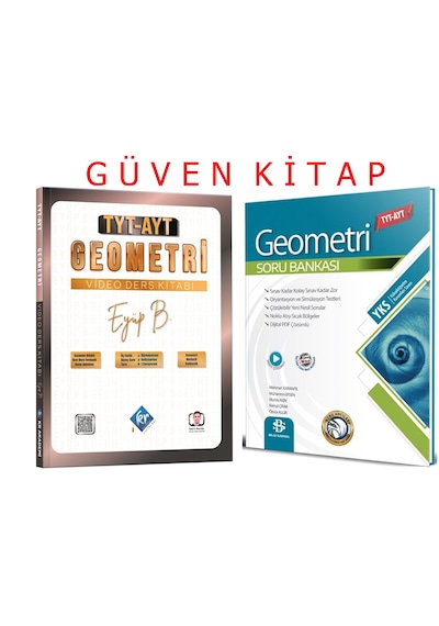 Eyüp B Bilgi Sarmal Yayınları Tyt - Ayt Geometri Soru Bankası Seti