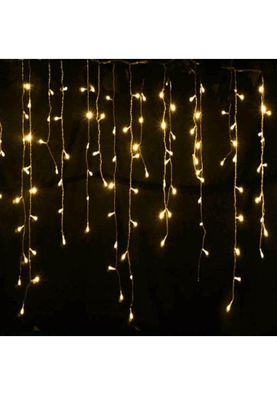 8 Fonksiyonlu 16 Saçaklı Perde Led 3 X 1 Günışığı 5570 Çok Renkli