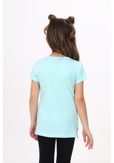 Toontoy Kids Toontoy Kız Çocuk T-shirt Yıldız Baskı Mint Yeşili