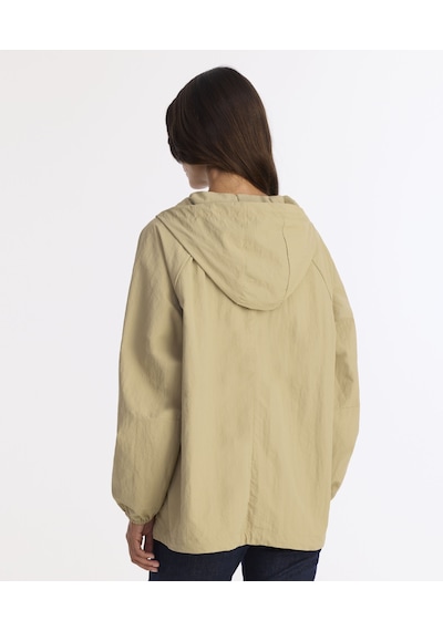 Yargıcı Loose Kapüşonlu Yaka Uzun Kol Yağmurluk 25kkym5005x 027 Bej
