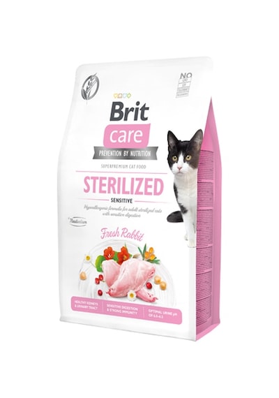 Brit Care Tahılsız Tavşan Etli Kısırlaştırılmış Yetişkin Kedi Maması 2 KG