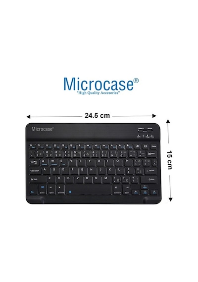 Apple Uyumlu iPad, 9.Nesil 10.2 2021 Bluetooth Klavye Ve Mouse + Kılıf Bkk6