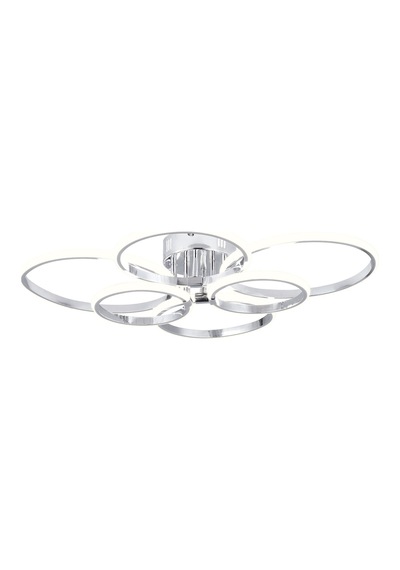 Pl 02 6 Model Krom 3 Renkli Salon Ve Oturma Odası İçin İdeal Alüminyum Avize, 75x10 Krom